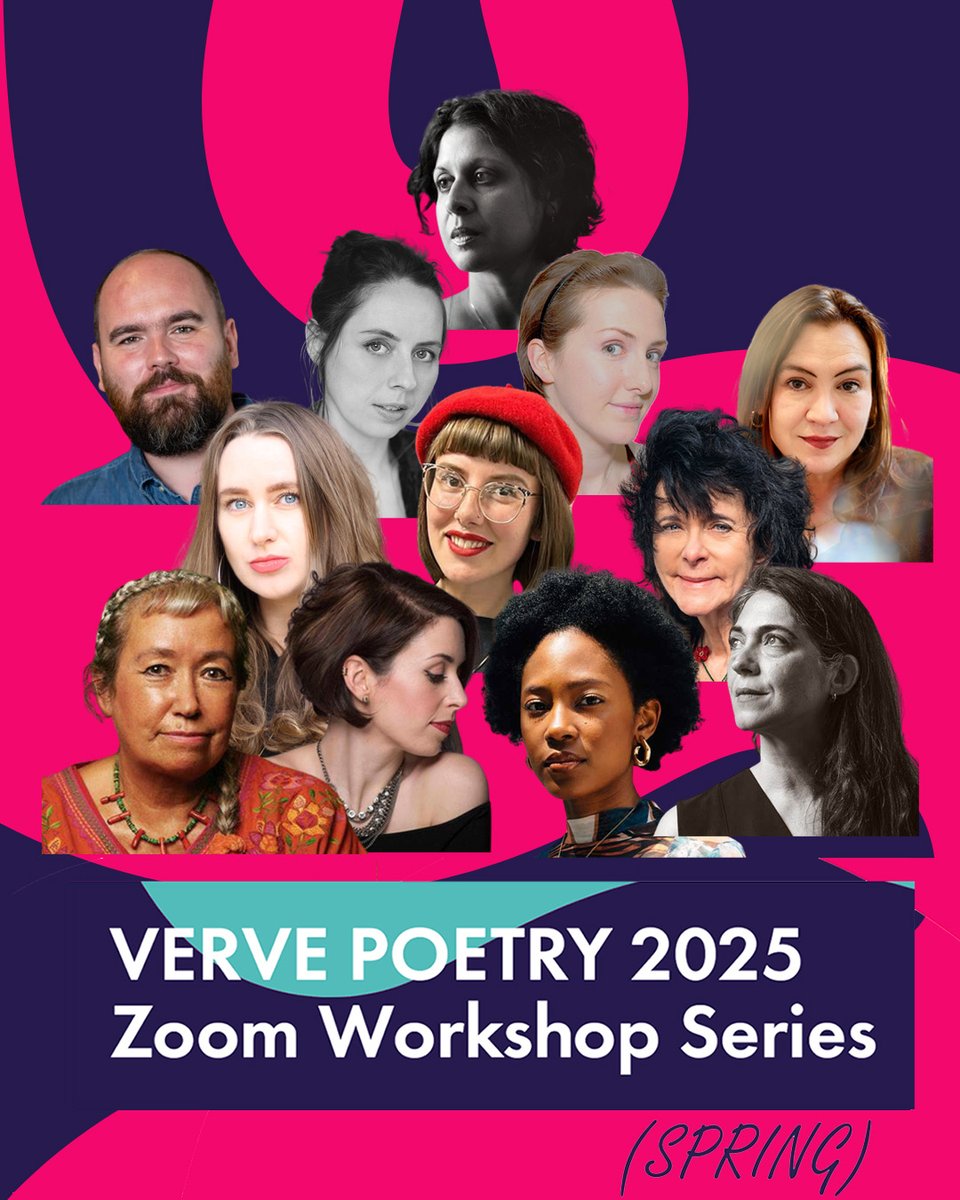 Verve Poetry Festival (@vervepoetryfest) on Twitter photo OUR 2025 zoom workshop series (spring) starts in just a week (running through to early June). Most tuesdays, from 7-9pm. With ten of our in-person workshops from the fest, + brand new sessions from <a href="/pascalepoet/">Pascale Petit FRSLš
š³š¦š³š</a> & <a href="/marjorielotfi/">Marjorie Lotfi</a>. Hurry or you'll miss out! vervepoetryfestival.com/so/a9PKonyKj?l⦠OUR 2025 zoom workshop series (spring) starts in just a week (running through to early June). Most tuesdays, from 7-9pm. With ten of our in-person workshops from the fest, + brand new sessions from <a href="/pascalepoet/">Pascale Petit FRSLš
š³š¦š³š</a> & <a href="/marjorielotfi/">Marjorie Lotfi</a>. Hurry or you'll miss out! vervepoetryfestival.com/so/a9PKonyKj?lā¦