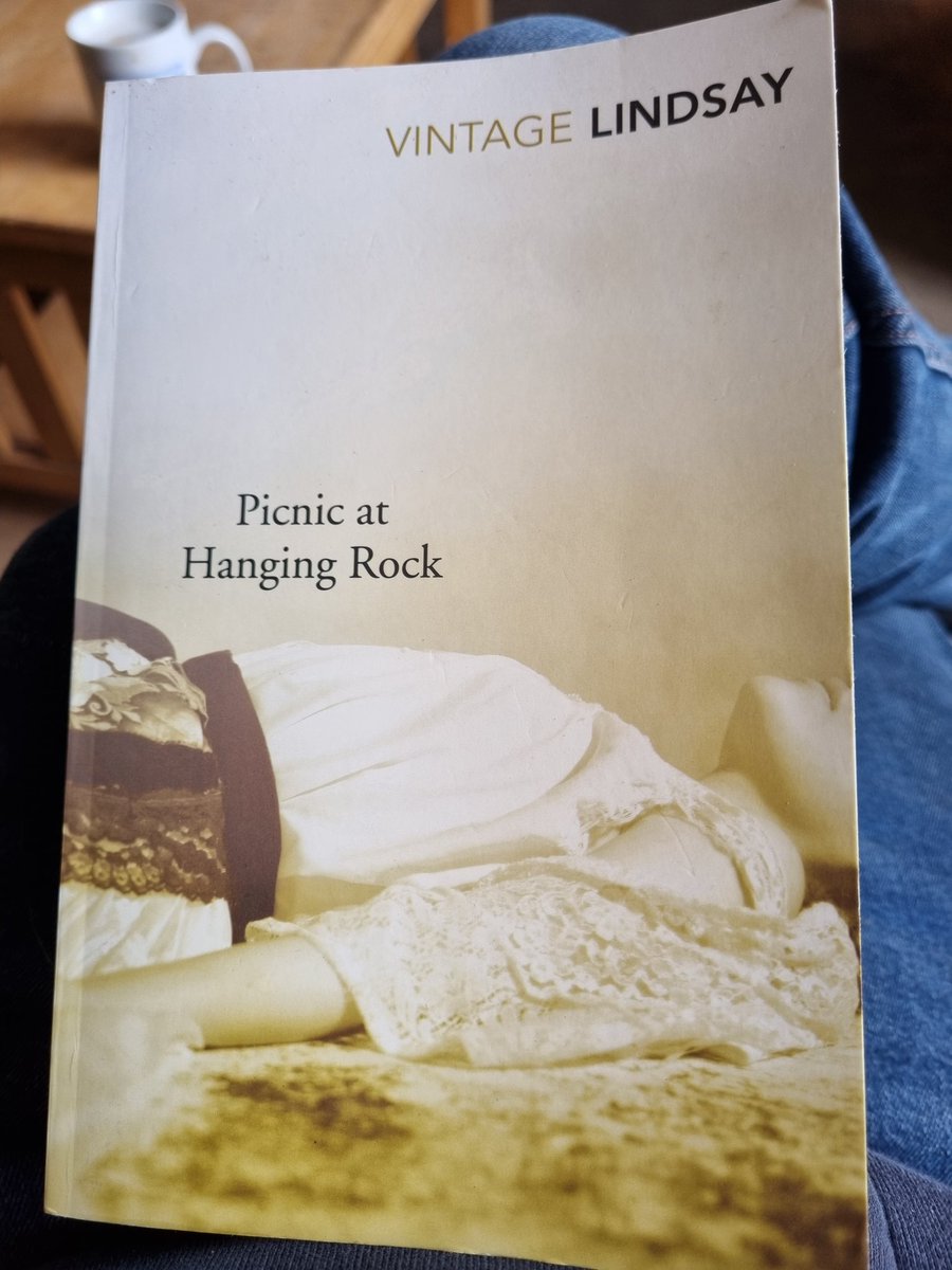 SimonPert's tweet photo. Relaxing with a coffee and a bit of reading, really enjoying Picnic at Hanging Rock #ReadingTime #WeekendVibes #weekend #books #fiction #Sunday #BooksWorthReading https://t.co/Mprcv8xYxV