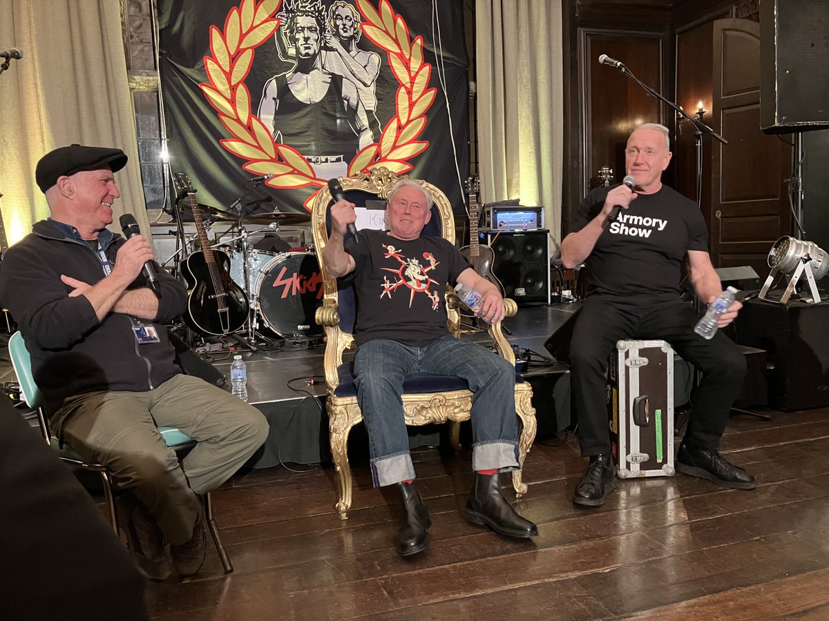 Rhys Mwyn (@therealrhysmwyn) on Twitter photo Pleasure to chat all things <a href="/Portmeirion/">Portmeirion</a> #ThePrisoner #Art #Punk #Plectrums #Bono with <a href="/kirkbrandon/">KIRK BRANDON</a> <a href="/richardjobson/">Richard Jobson</a> last night at the Skids Weekender. Thanks <a href="/MeurigReesJones/">Meurig Rees Jones</a> for looking after us all so well. Sure to mention on Monday's show <a href="/BBCRadioCymru/">Radio Cymru</a> bbc.co.uk/programmes/b07… Pleasure to chat all things <a href="/Portmeirion/">Portmeirion</a> #ThePrisoner #Art #Punk #Plectrums #Bono with <a href="/kirkbrandon/">KIRK BRANDON</a> <a href="/richardjobson/">Richard Jobson</a> last night at the Skids Weekender. Thanks <a href="/MeurigReesJones/">Meurig Rees Jones</a> for looking after us all so well. Sure to mention on Monday's show <a href="/BBCRadioCymru/">Radio Cymru</a> bbc.co.uk/programmes/b07…