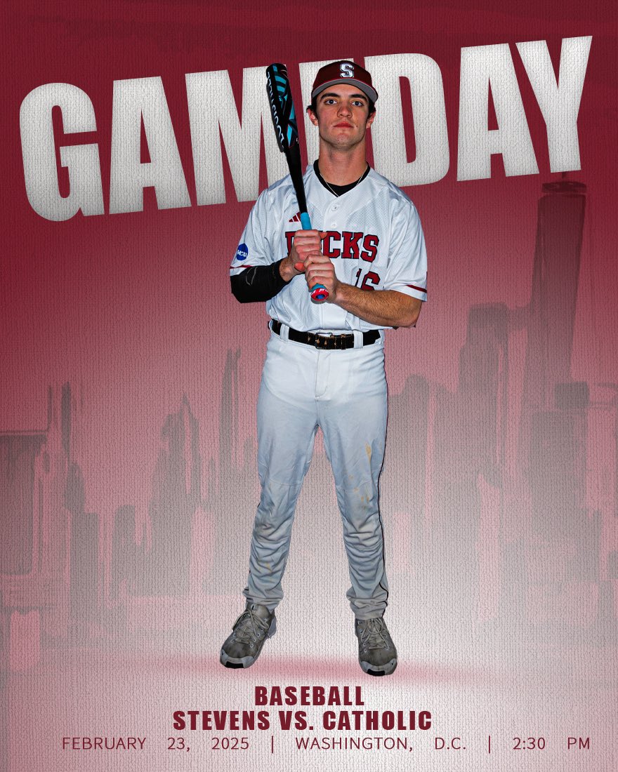 .<a href="/BaseballStevens/">Ducks Baseball at Stevens Institute of Technology</a> vs. Catholic
📍Washington DC
⏰ 2:30 PM
📊 catholicathletics.com/sidearmstats/b…
📺 ($$) flocollege.com/live/157077