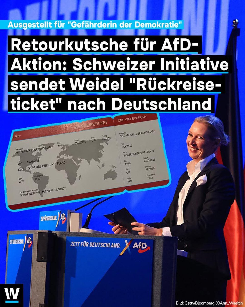 Ich nehme "Dinge die nie passiert sind" für 5.000 Euro und löse auf: Was ist komplett alles aus dieser News?

<a href="/Alice_Weidel/">Alice Weidel</a> #AfD #schweiz #linkefantasien