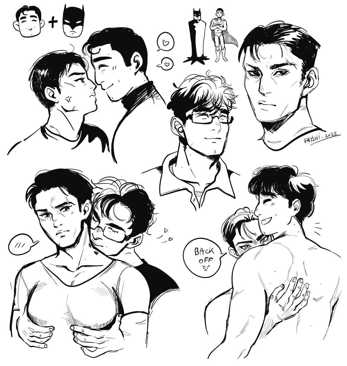 ship_kill's tweet image. #SuperBat sketches 🫣