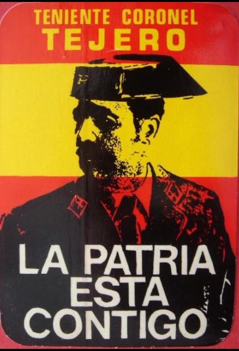 Teniente Coronel Tejero
Traicionado por todos excepto por su corazón y amor a España.
PRESENTE 🤚🏻