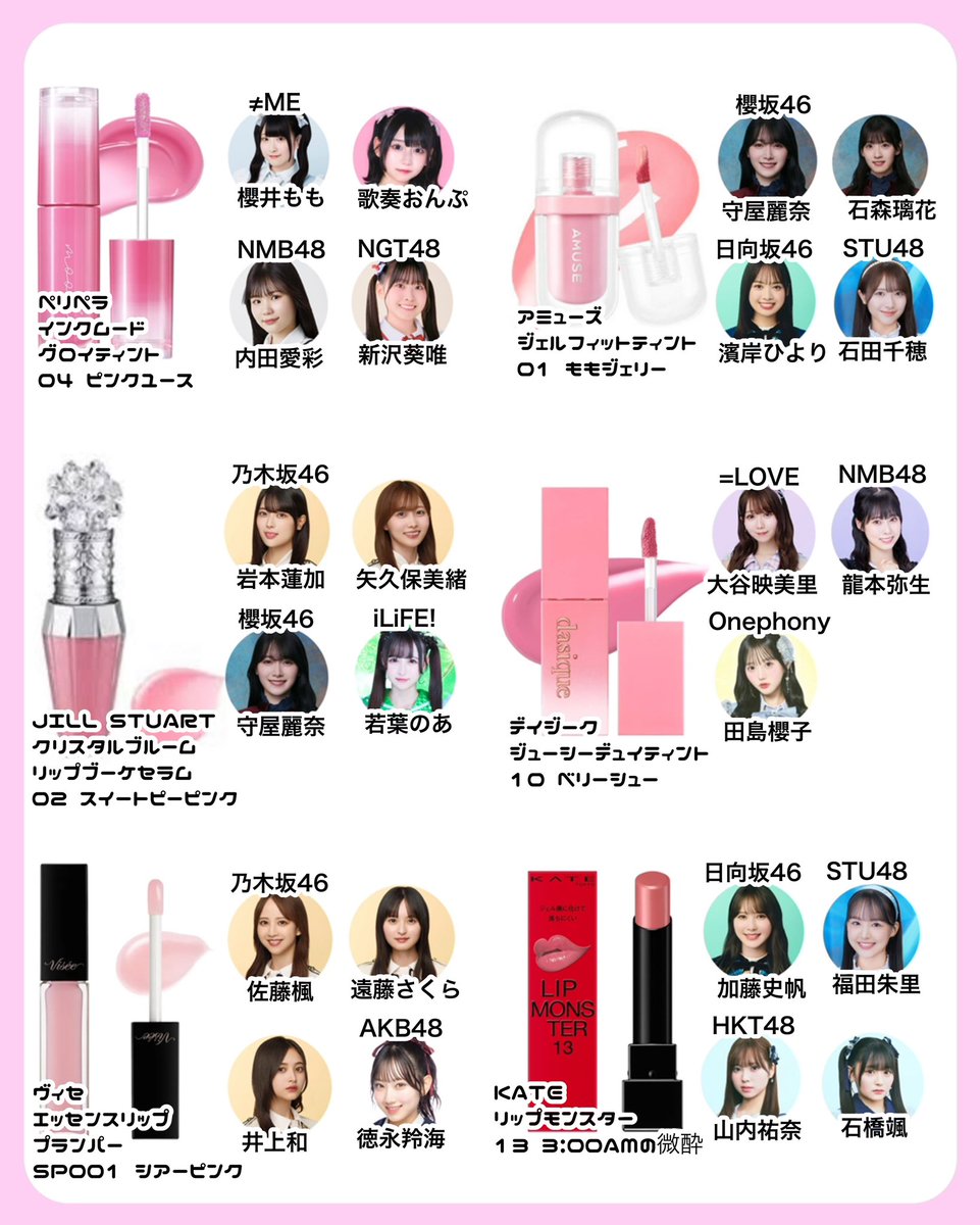 うさぎ舌リップ×アイドルは無敵💞🐇 プチプラコスメ、韓国コスメ