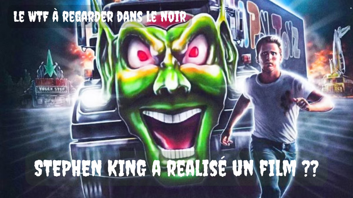 Réalisateur c'est un métier et ce n'est pas celui de Stephen King. 
Découvrez, ce soir, Maximum Overdrive, le premier et seul film, réalisé par le maitre de l'horreur. 🚛
⬇️⬇️⬇️
youtu.be/fyM8_YZfMzc