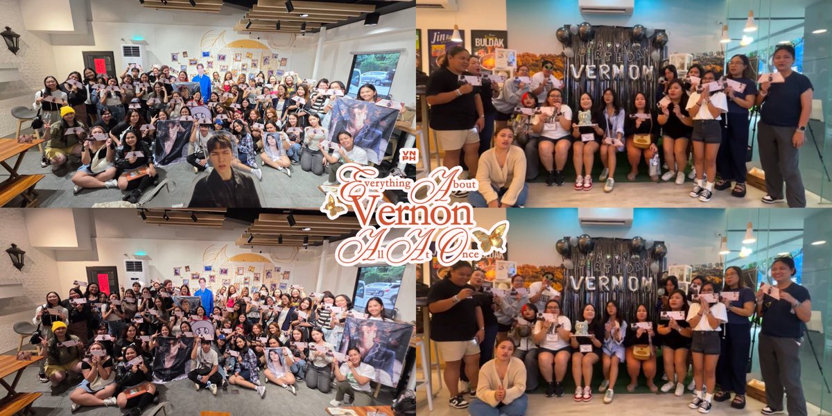 vnph_STAFF's tweet photo. CHWENKYU, MANILA AND CEBU! โค๏ธ
"In this circle, no matter how far the distance, we remain connected as one." โพ๏ธ
In behalf of VNPH & Manila-Cebu attendees, we would like to say HAPPY BIRTHDAY, #VERNON AND WE'LL ALWAYS LOVE YOU IN EVERY UNIVERSE. ๐ซ
#VNPH #VNPH_EAVAAO #VNPHCSE https://t.co/5kQdPyxgVA