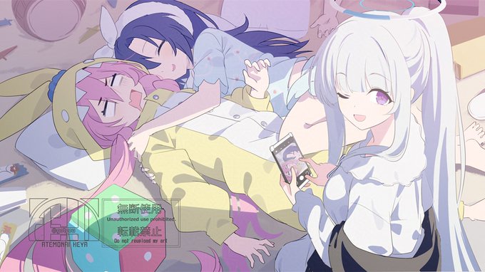 黒崎コユキ(ブルアカ) ,生塩ノア(ブルアカ) ,早瀬ユウカ(ブルアカ