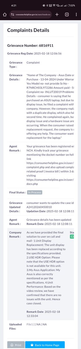 0xsibu's tweet image. Bought ASUS TUF F15 (SN: R7NRCX03L972283) for ₹60k, 2 screen replacements failed—RGB instead of sRGB, My ASUS app error. 10+ complaints, NCH, court ignored, no replacement. #ASUSFail #ConsumerRights @ASUSIndia @jagograhakjago #boycottasus @highcourt #justice