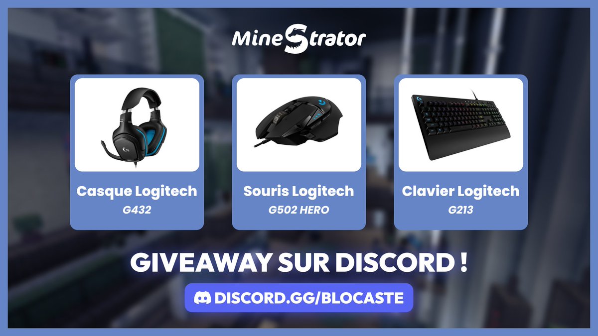 Blocaste (@blocastemc) on Twitter photo 3 lots gaming Ă gagner ! đ„
3 lots offerts par <a href="/minestrator_/">MineStrator</a> sont Ă gagner sur notre Discord Ă l'occasion du Creative Summit !
Tirage au sort effectué ce soir à 21h30 sur notre Discord
đ discord.gg/blocaste
#Concours #CreativeSummit #Giveaway #Logitech 3 lots gaming Ă gagner ! đ„
3 lots offerts par <a href="/minestrator_/">MineStrator</a> sont Ă gagner sur notre Discord Ă l'occasion du Creative Summit !
Tirage au sort effectué ce soir à 21h30 sur notre Discord
đ discord.gg/blocaste
#Concours #CreativeSummit #Giveaway #Logitech