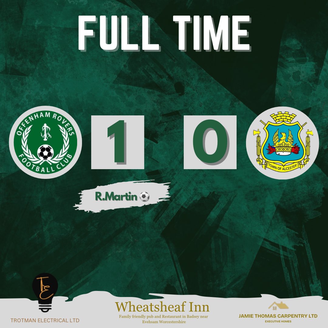 𝙁𝙪𝙡𝙡 𝙏𝙞𝙢𝙚

Goal from <a href="/Reaganavfc/">Reag</a> 

MOTM - <a href="/stonzeyyyy/">Tom Stone</a>