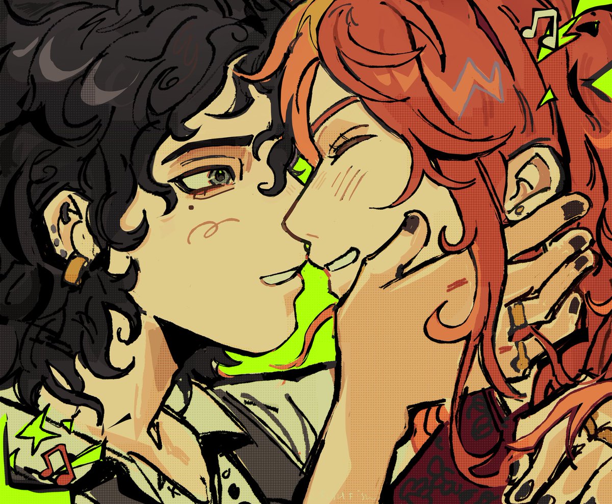 fishieguy's tweet image. yay green yuri