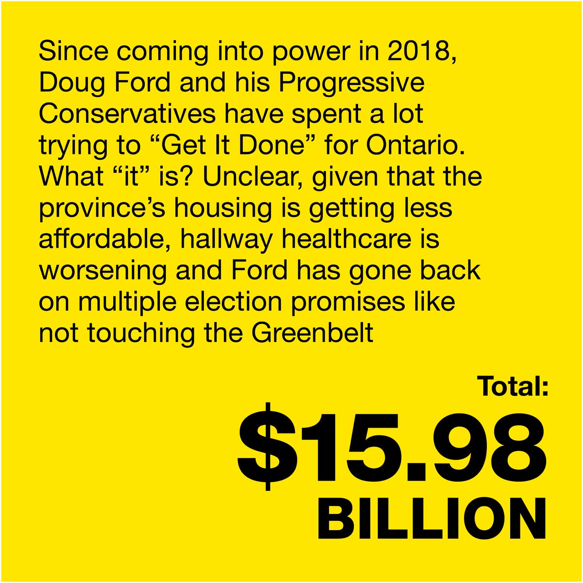 DOUG FORD’S DIRTY DOZEN: How Ford spent Ontarians’ money and what he could have paid for instead, by Rebecca Gao, from the latest issue of West End Phoenix.

$15.98 BILLION MEGA THREAD 🧵 

westendphoenix.com/subscriptions/…