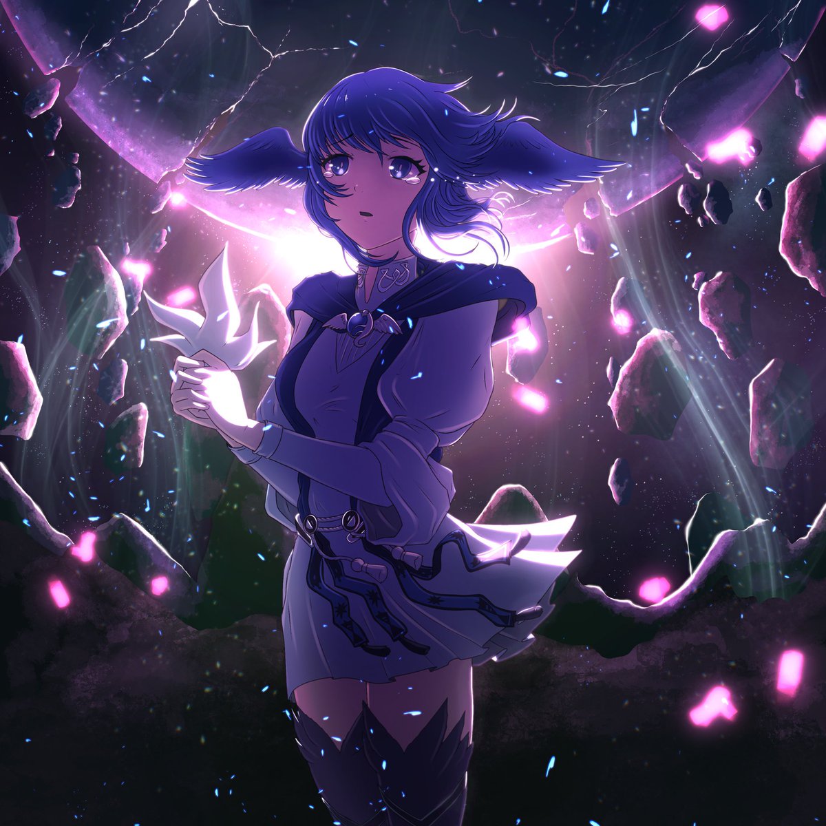 Huff_The_Dragon's tweet image. Human artists, use one piece to convince people to follow you.

Meteion from FFXIV 🗡️💎