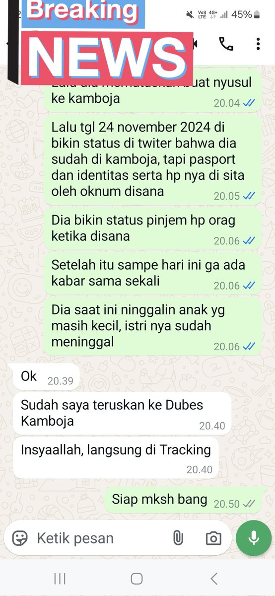 Bantu doa..
