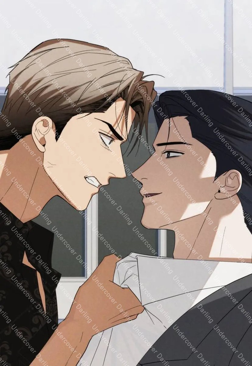 <언더커버 달링> 42화 업로드되었습니다.

준혁이는 누구랑 있냐에 따라 표정이 냉탕온탕을 왔다갔다합니다.😅
🚓ridibooks.com/books/41580006…