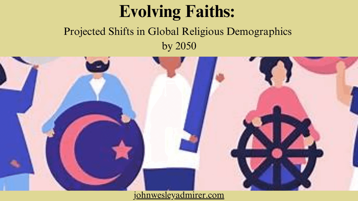 JWMethodist's tweet photo. Discover the Future of Global Religions:

Are you curious about how religious populations will evolve by 2050? 

Delve into my latest blog post by clicking this link below.

https://t.co/rhdKOaWb3r https://t.co/liS0W0XJRb