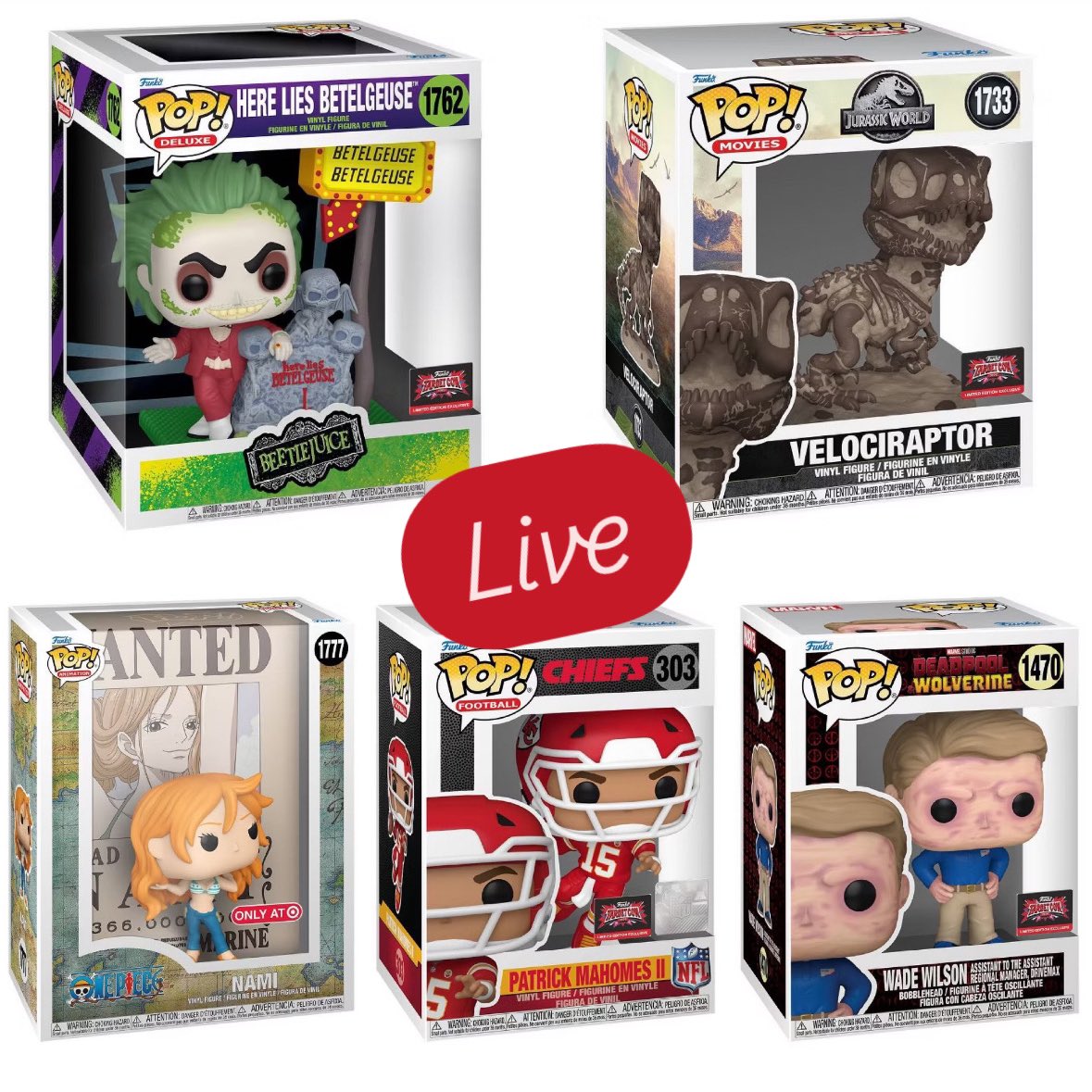 FunkoPOPsNews's tweet image. Target Con is live in 30 mins! Also these 5 dropped last night ~ head to the link below!
Linky ~ fnkpp.com/TCon
#Ad #TargetCon #FPN #FunkoPOPNews #Funko #FunkoPOP