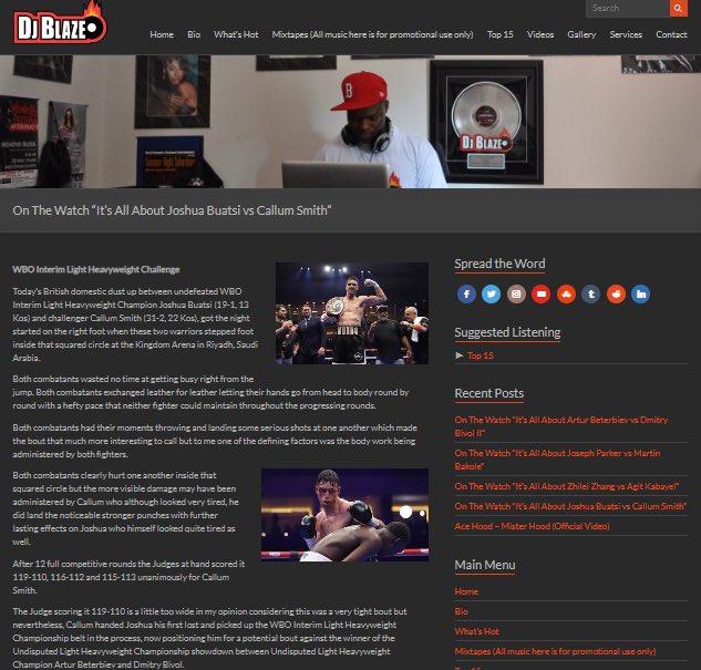 blazinonecom's tweet photo. #whatshot #djblaze #onthewatch It’s All about @CallumSmith23 vs @boxingbuatsi #smithbuatsi #boxing 🔥☝🏿🥊 hit the link to read fight write up👉🏿 https://t.co/8HUEaUNmSH Congratulations Callum. Well done! 🔥☝🏿🥊 https://t.co/BM9kJmONL8