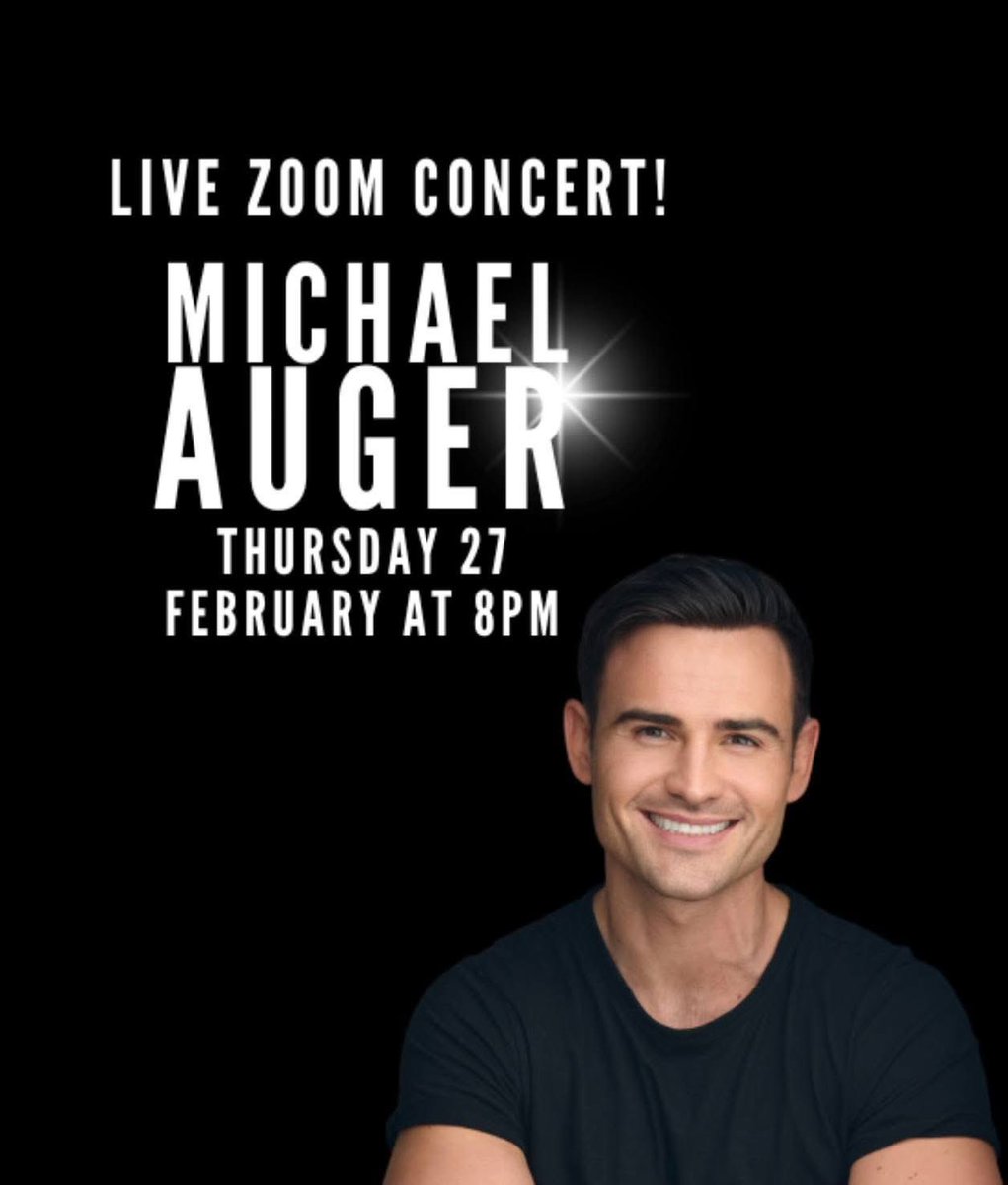 CollabroBuzz's tweet image. 🗓️ Mark your calendars for Thursday 27th February! 🎵
Michael Auger will be performing another incredible Zoom concert. Enjoy the show from the comfort of your home! Tickets available from: michaelaugerofficial.com/store-1-Cwgp7/…