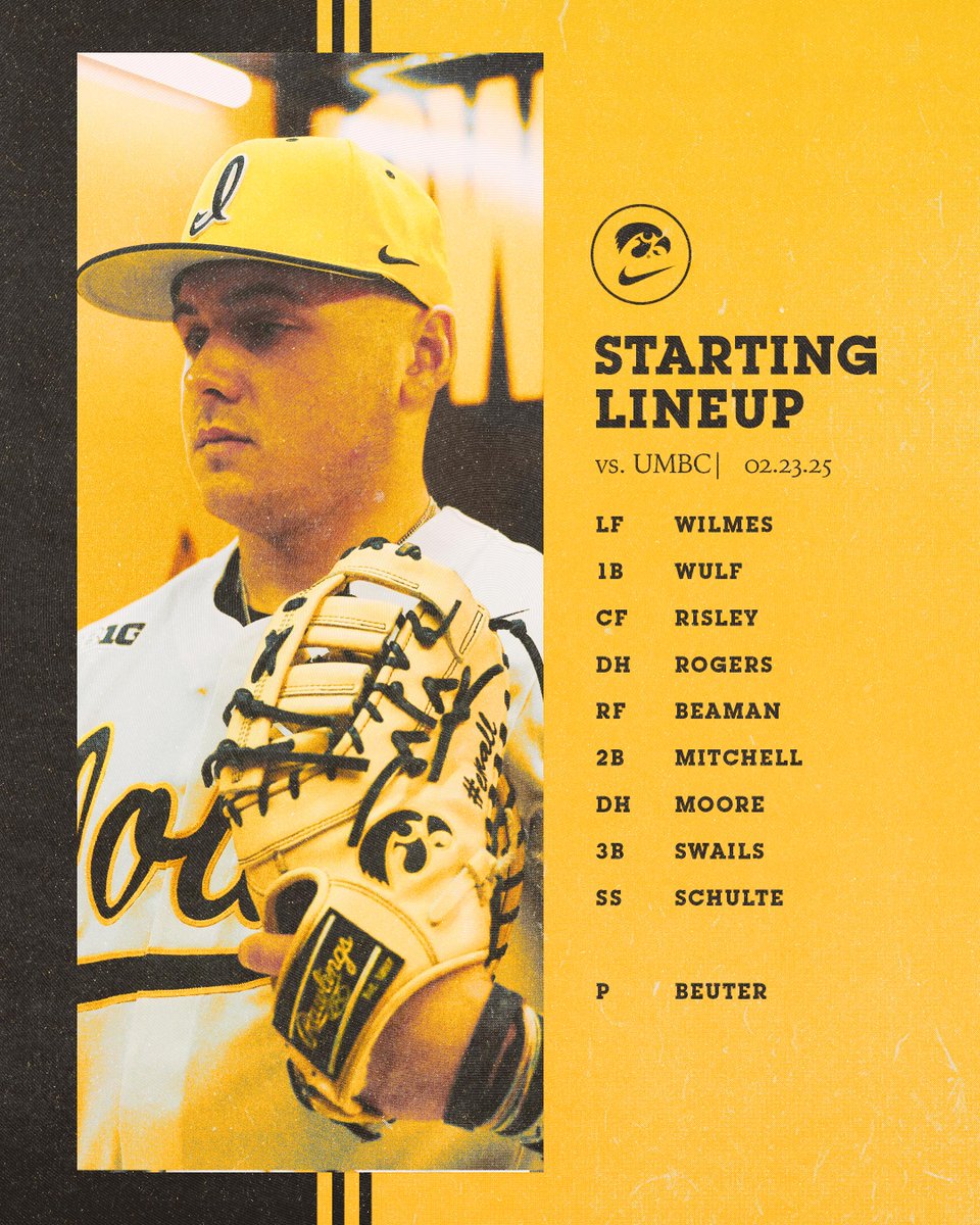 Get your coffee and get ready for some Iowa Baseball

#Hawkeyes