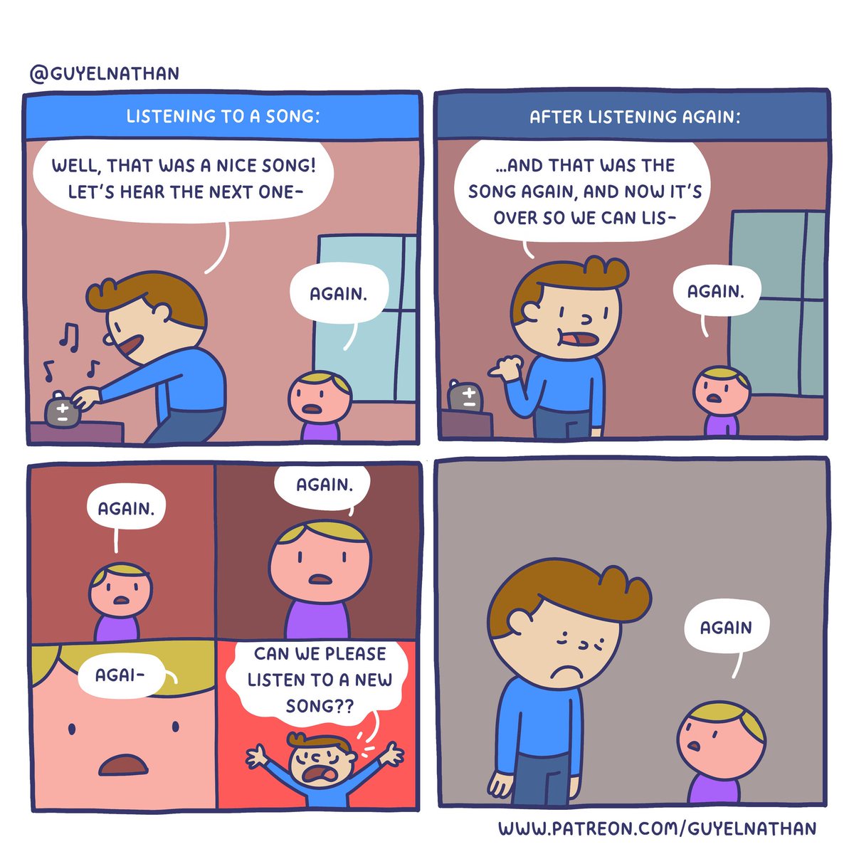 GuyElnathan's tweet photo. #webcomic #comics #childhood #Parenthood https://t.co/xcHh8ANygf