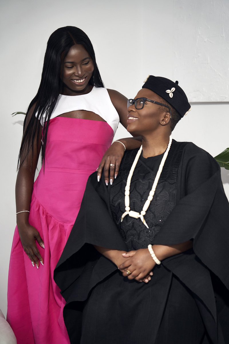 Counting down to 24.03.2025 💍🔒🏳️‍🌈 #MrsandMrs 

📸: @captainpaulweddings 
Agbada by @bolanlecloset 
Cap by @suletnoir