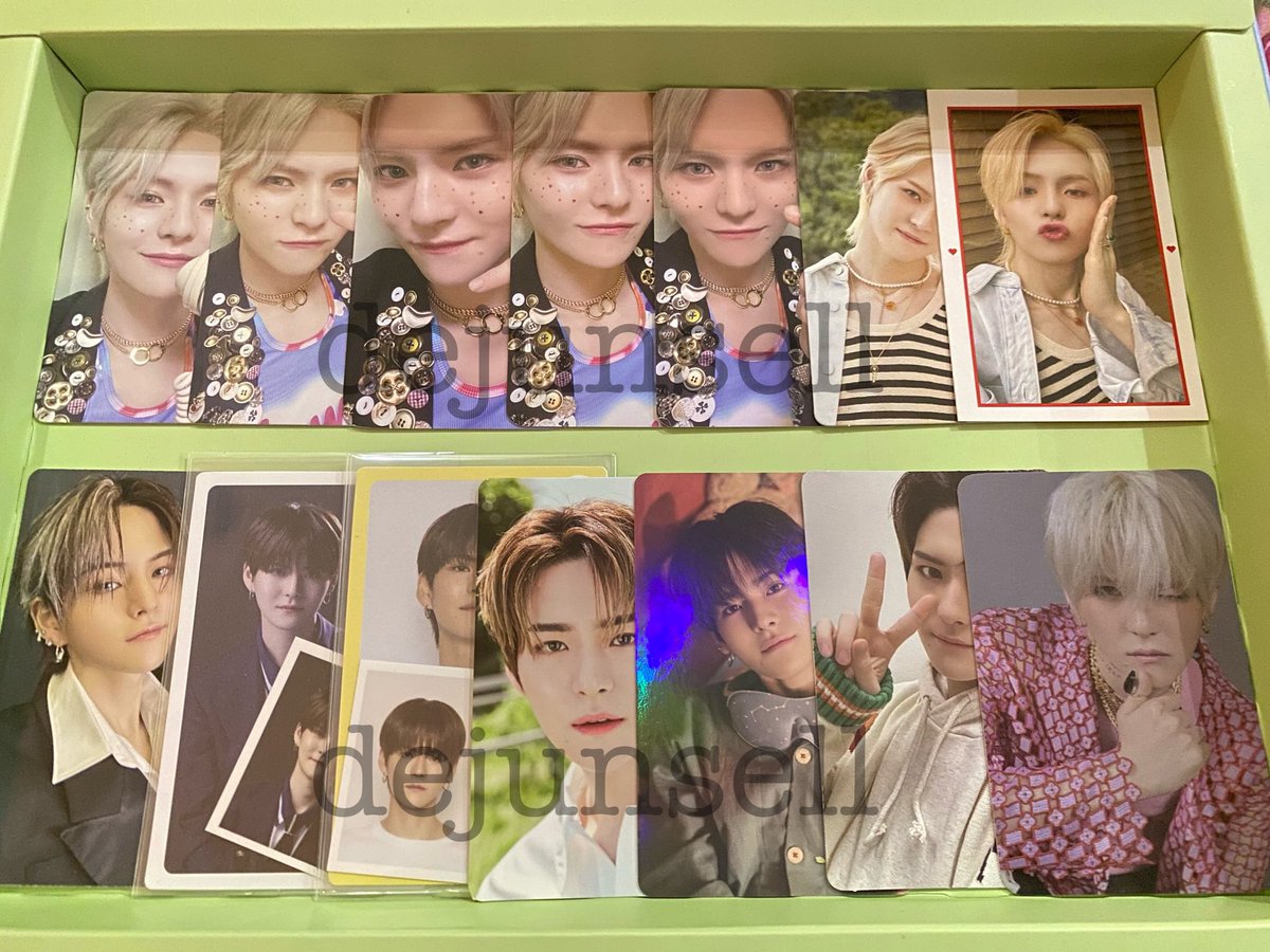 dejunsell's tweet photo. #dejunsells wts | lfb | ph

❝treasure official photocards ❞

price ranges from ₱100-400 depends on the pocas (some are in bundle already, dm if interested!)

| most are in mint condi; some may have minimal flaws | dm me for more inquiries! ◡̈ https://t.co/tfr8QiEDKY