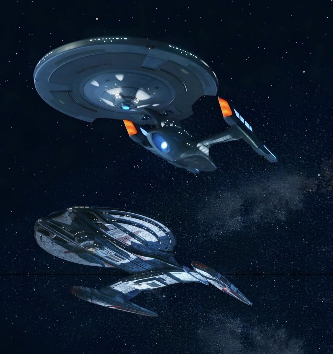 startrek_ships's tweet image. #ThisOrThat

Which design do you prefer: the #ConstitutionIIIClass (Neo-Constitution) or the #WalkerClass from #StarTrekDiscovery?

Credit: Walker Class purchased from Jetfreak-7 on DeviantArt