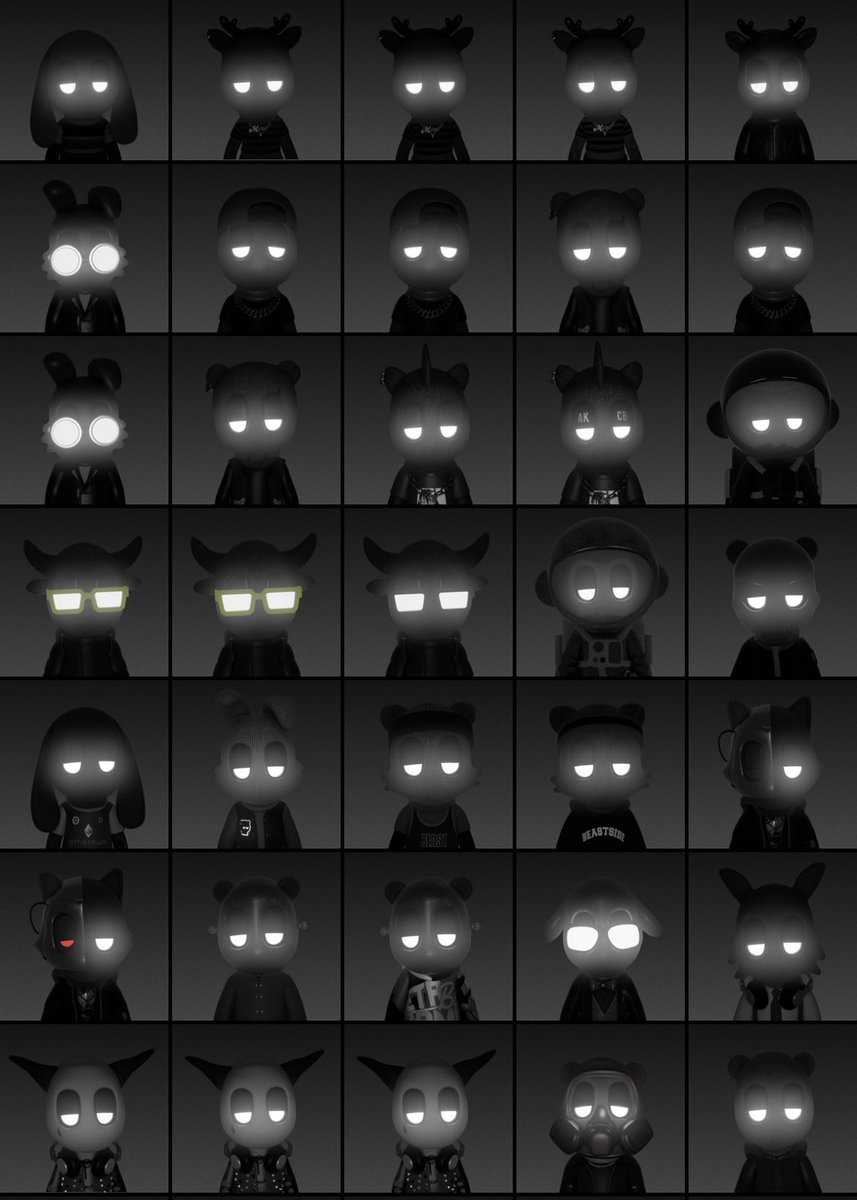 GM on a Sunday with the next batch of Dark Mode Beasts 

30+ done all in blender

Sorry if I did not get yours done (yet), there are so many requests!