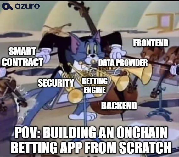 azuroprotocol's tweet image. 😓 We know it&apos;s A LOT to build from scratch, that&apos;s why Azuro is here to do the hard job!

Looking to build a decentralized prediction app? DM us &amp;amp; let’s make it happen! ✨