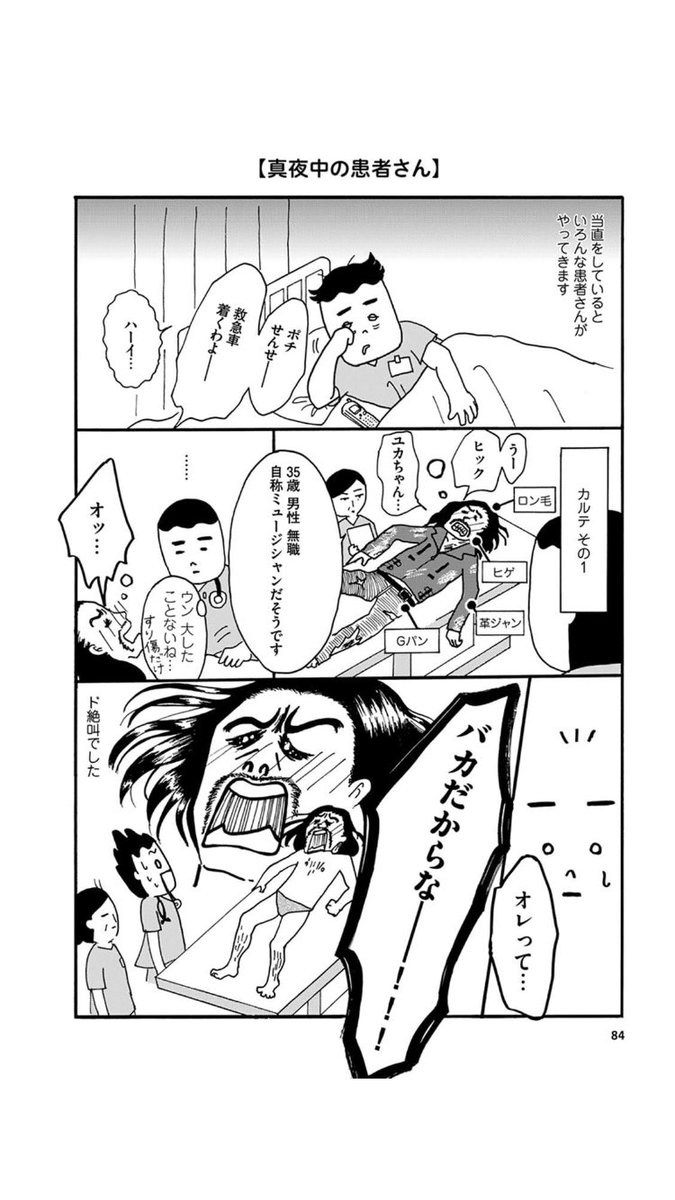 真夜中の患者さん

「あたふた研修医やってます」より 