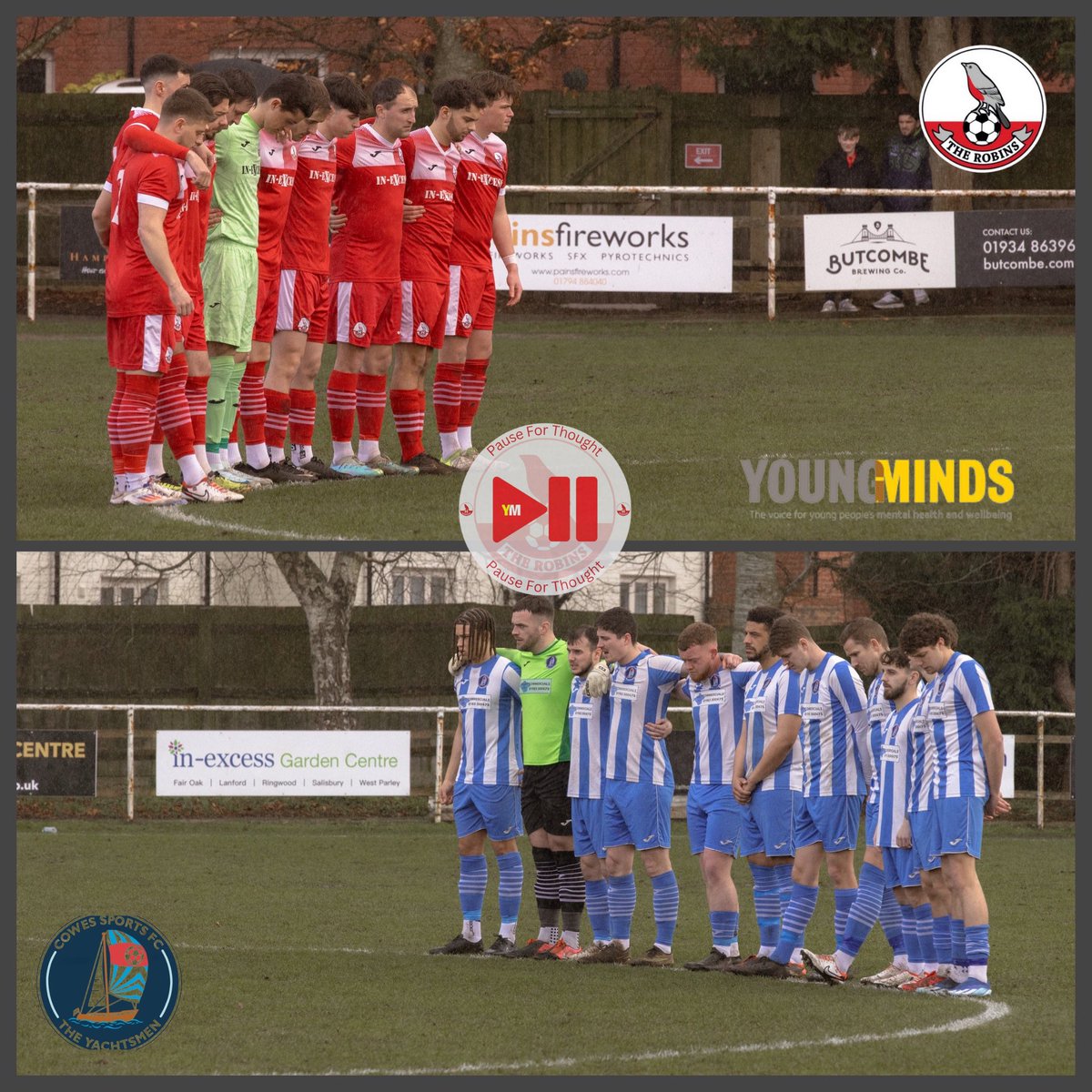 DowntonFC's tweet image. Thank you to the players, coaching  staff, officials and supporters for observing a minutes reflection yesterday. This was the launch of our #pauseforthought campaign, encouraging everyone to think before committing words to social media. 

Research has shown that social media