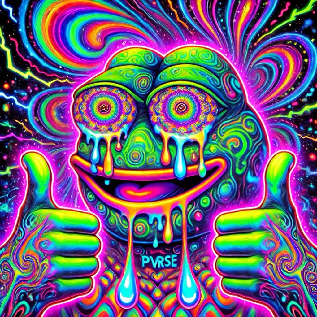 GlazinMemes's tweet photo. You know it’s going well when other projects are using our artwork. #pvrse #pepeverse #pepe https://t.co/Wjpsh0nlLd