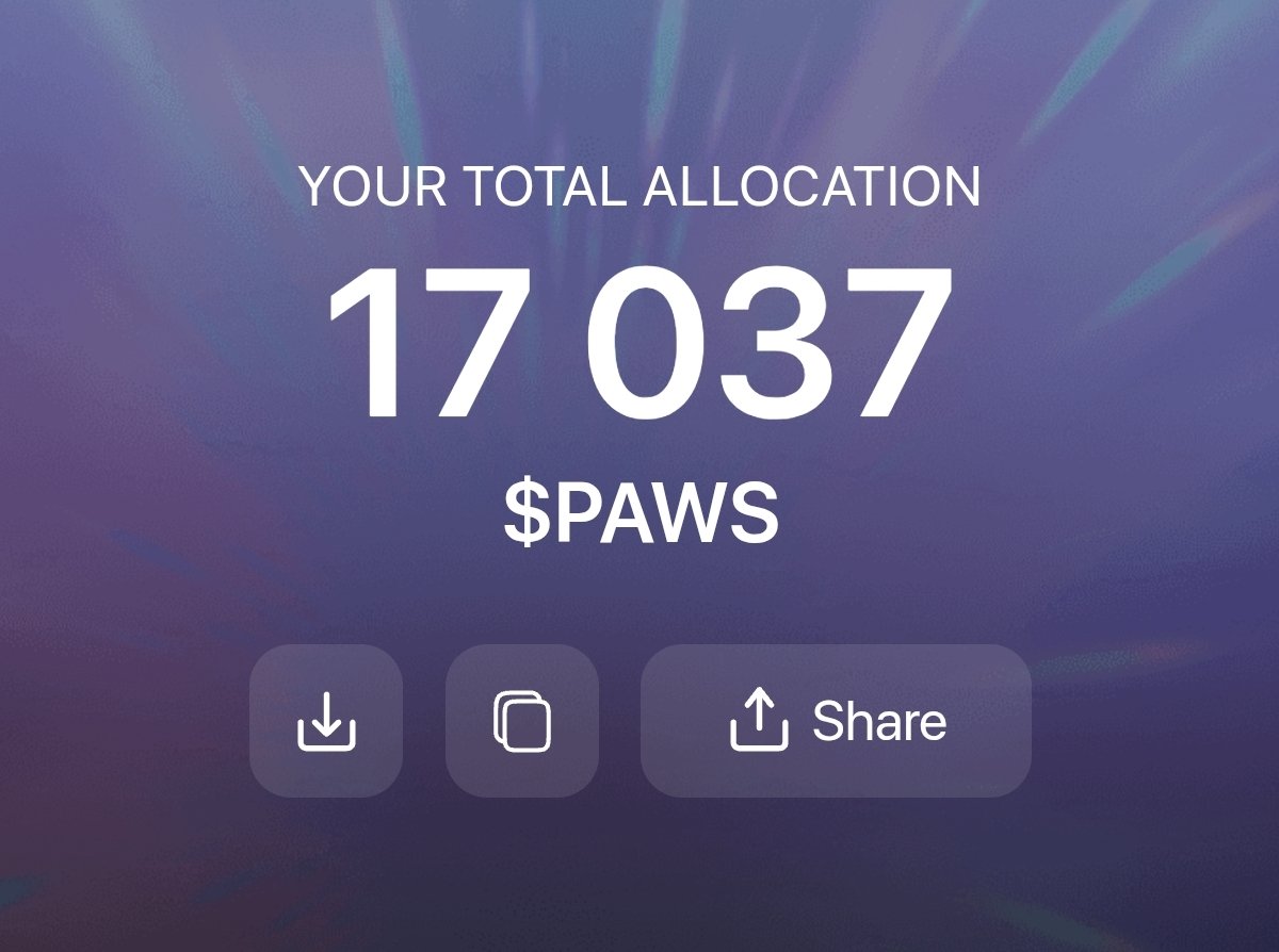 MrBitey19's tweet image. With my allocation, I'd be thrilled if PAWS lists at $0.02. What's your balance looking like? 🐾💰 #PAWSToken #CryptoListing #PriceWatch #CryptoCommunity #PawsUp
