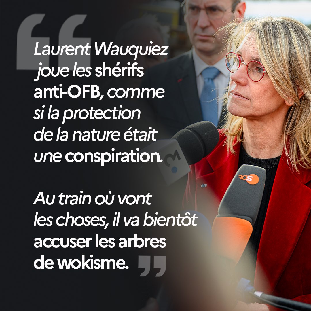 On ne va pas supprimer la police de l’eau et de la nature, comme on ne va pas supprimer la police nationale ou la gendarmerie.