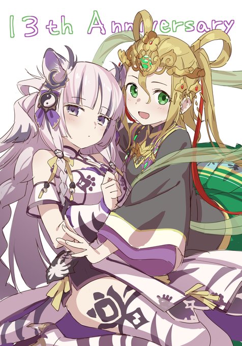 遅ればせながら13周年おめでとうの絵を描きました

#パズドラ13周年 