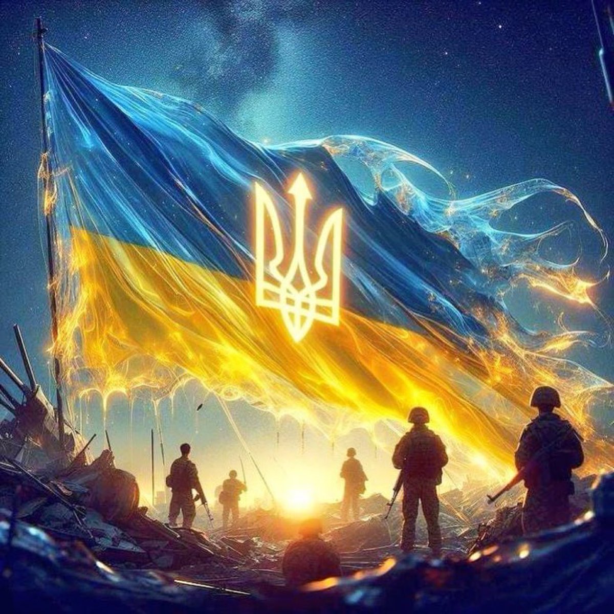 Дайн эхлээд 3 жил өнгөрчээ

Украины наран мандах цаг удахгүй

Glory to Ukraine