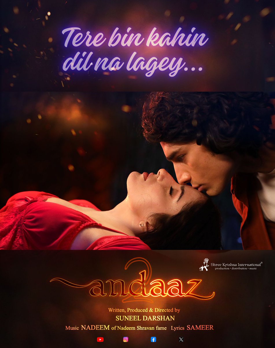 Coming soon music released #andaaz2 film by <a href="/SuneelDarshan1/">Suneel Darshan</a> #shrikrishnaproductions