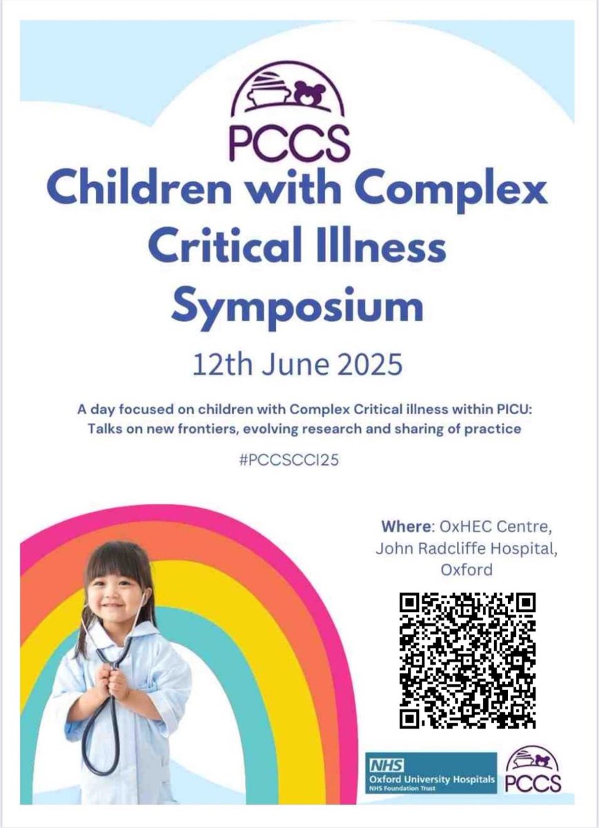 Donna Austin (@donnaaust1n) on Twitter photo #PedsICU <a href="/PICSociety/">Paediatric Critical Care Society</a> #PCCSCCI25
A great day of speakers planned- please join the Children with Complex Critical Illness Symposium in a beautiful venue in Oxford. Limited places so book early!
<a href="/HelenTurnham/">Helen Turnham 💙</a> <a href="/SofiTheDoctor/">Sofia Cuevas-Asturias</a> @frame_fiona <a href="/SORT_Oxford/">SORT Oxford</a> <a href="/SORT_Soton/">SORT: Southampton</a> <a href="/UHS_PICResearch/">PICU Southampton Research</a> #PedsICU <a href="/PICSociety/">Paediatric Critical Care Society</a> #PCCSCCI25
A great day of speakers planned- please join the Children with Complex Critical Illness Symposium in a beautiful venue in Oxford. Limited places so book early!
<a href="/HelenTurnham/">Helen Turnham 💙</a> <a href="/SofiTheDoctor/">Sofia Cuevas-Asturias</a> @frame_fiona <a href="/SORT_Oxford/">SORT Oxford</a> <a href="/SORT_Soton/">SORT: Southampton</a> <a href="/UHS_PICResearch/">PICU Southampton Research</a>
