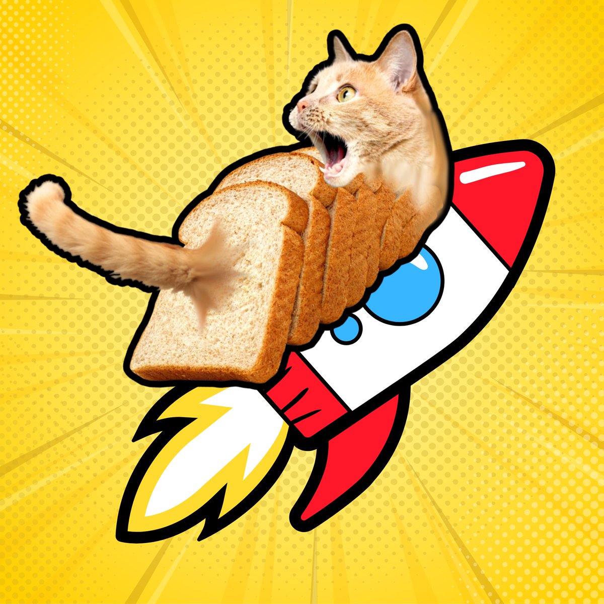 DE LOAF IZ OFF TO DE MOON! 🚀🍞

WE LAUNCH ON 25 FEB AT 10:00 UTC! DON'T MIZ IT! 

TURN ON DE OVENZ. SET DE EGG TIMERZ. BAKE SOME BREADZ. SIMPLEZ.

BIG CRUMB. BIG DREAMZ! 🍞🐱