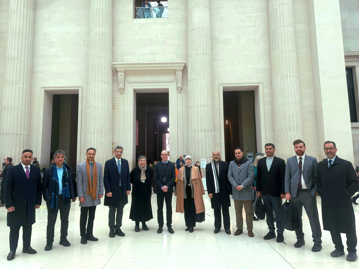 AlyaaSayegh's tweet photo. The recent visit organised by the Iraqi Embassy in London for Iraqi think tank CEOs to build bridges w/ leading UK counterparts paves the way for future collaboration on shared thematic research areas and exchange of experiences in the field.
1/🧵 https://t.co/YDUZidSB0S