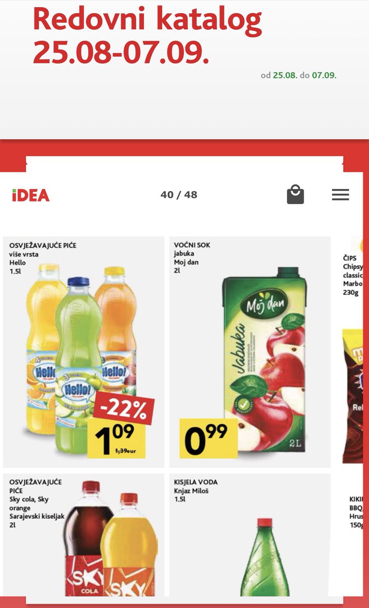 bojovicj's tweet photo. Dva soka koja su bila sinonim za jeftino osvježenje prije godinu-dvije koštala su oko 1€. Danas - 2,60€. To je rast od preko 160%! Ako su i oni postali luksuz, šta nam ostaje? https://t.co/cQf6314MuC