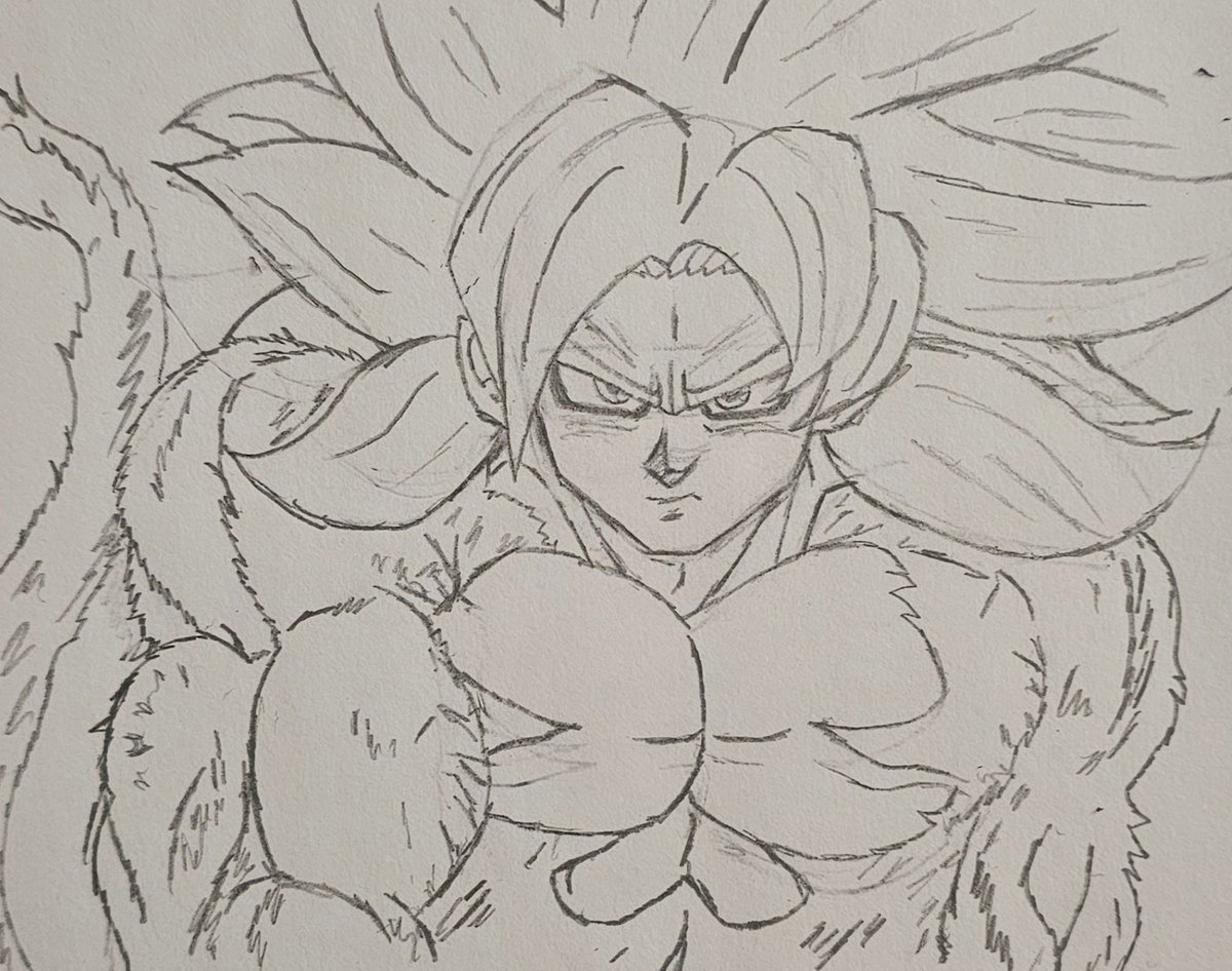 Th1ef0fHearts's tweet image. //Daima Ssj4 Goku sketch cuz why not
#DBDaima #DAIMA
