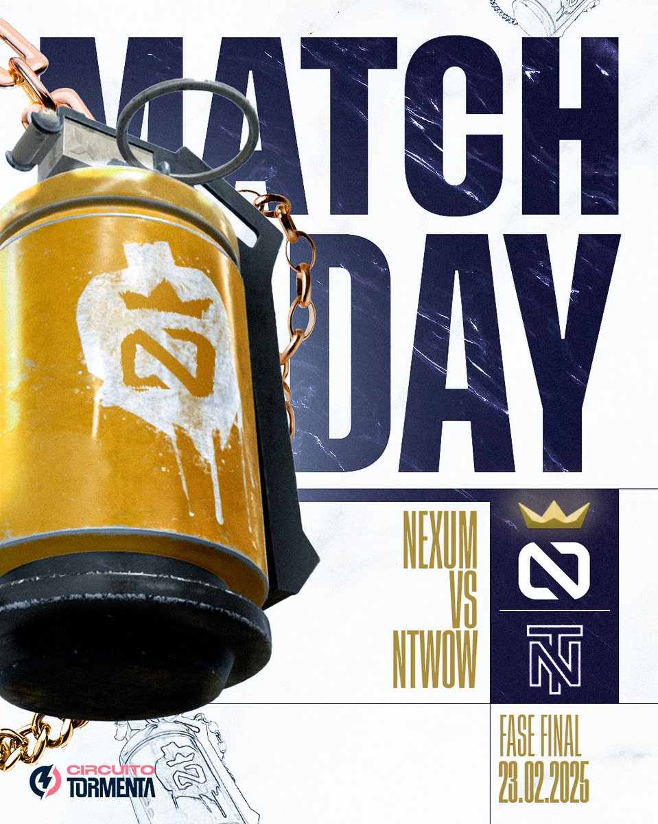 NexumEC (@nexumec) on Twitter photo โ๏ธ | MATCH DAY | VALORANT | โ๏ธ
ยกHoy volvemos a VALORANT con nuestro retorno a la competiciรณn, nunca deis a <a href="/NexumEC/">NexumEC</a> por muertos!
๐<a href="/TormentaVALes/">Circuito Tormenta | VALORANT</a> (#PlayCordobaGenerationCup)
โณ Hora: 17:00H
๐ด Rival: #NTWOW
ยกPrepรกrate para ver a nuestro NUEVO ROSTER darlo todo en nuestra โ๏ธ | MATCH DAY | VALORANT | โ๏ธ
ยกHoy volvemos a VALORANT con nuestro retorno a la competiciรณn, nunca deis a <a href="/NexumEC/">NexumEC</a> por muertos!
๐<a href="/TormentaVALes/">Circuito Tormenta | VALORANT</a> (#PlayCordobaGenerationCup)
โณ Hora: 17:00H
๐ด Rival: #NTWOW
ยกPrepรกrate para ver a nuestro NUEVO ROSTER darlo todo en nuestra