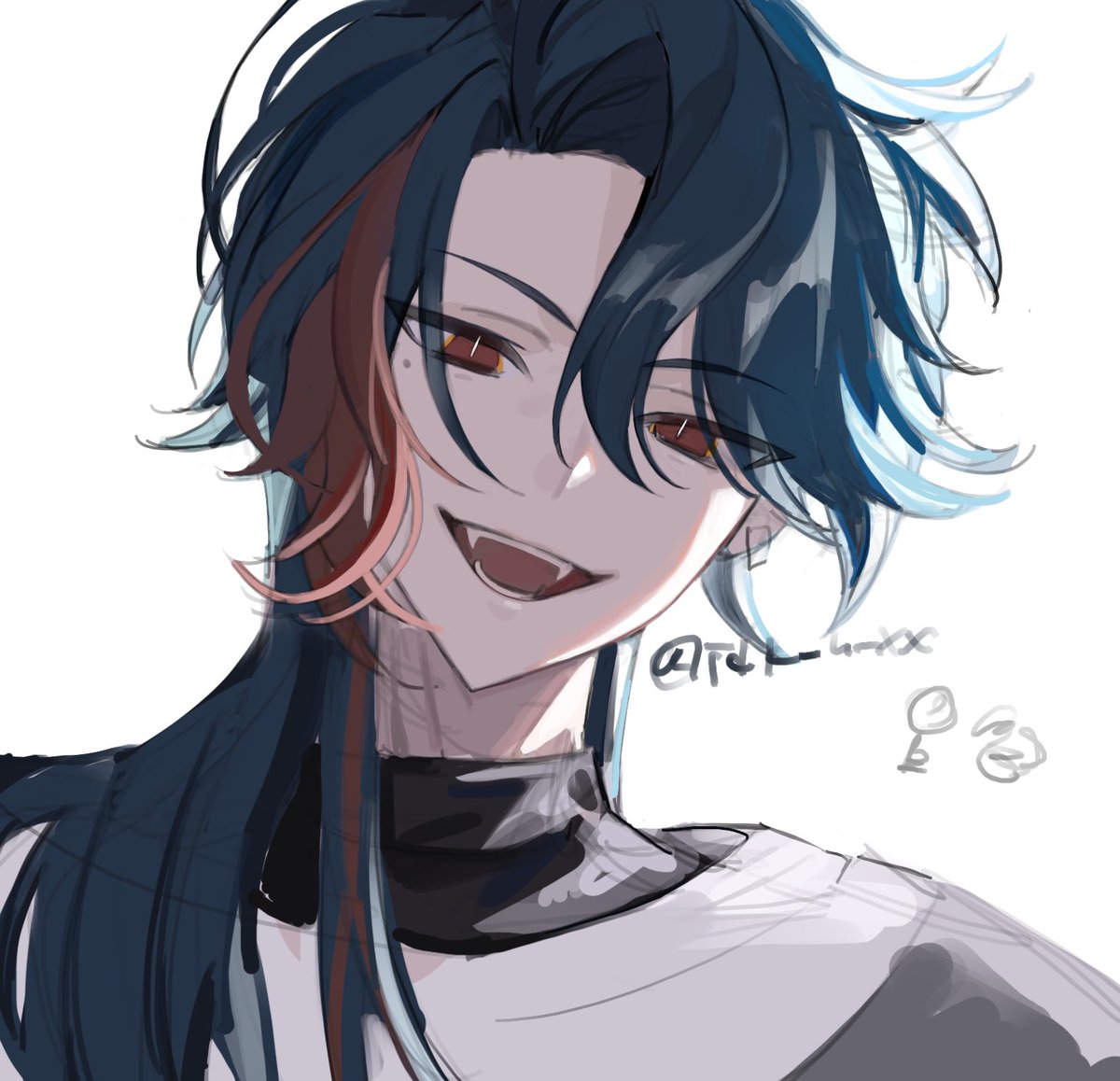 もう描かないと思うのもったいないから顔だけ、、