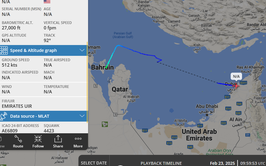 SirListenalot's tweet photo. 1000z #P8 #AE6809 #MN635 out of Isa, Bahrain https://t.co/wgHzawWizM