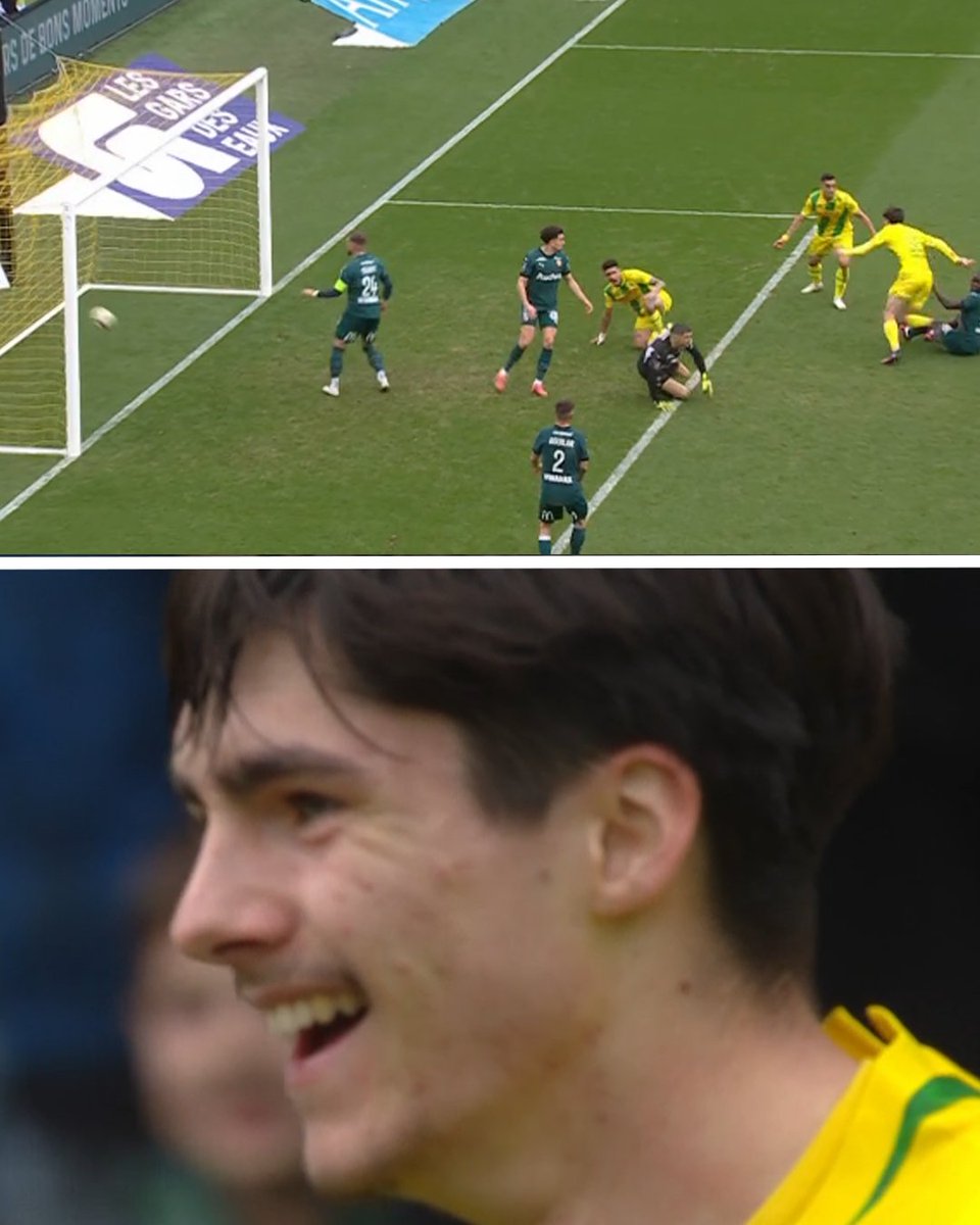 RMCsport's tweet photo. 🟡🟢 36' NANTES OUVRE LE SCORE GRACE AU JEUNE LEROUX !!

https://t.co/mqv8IJvhgK https://t.co/58a8VWbp9A