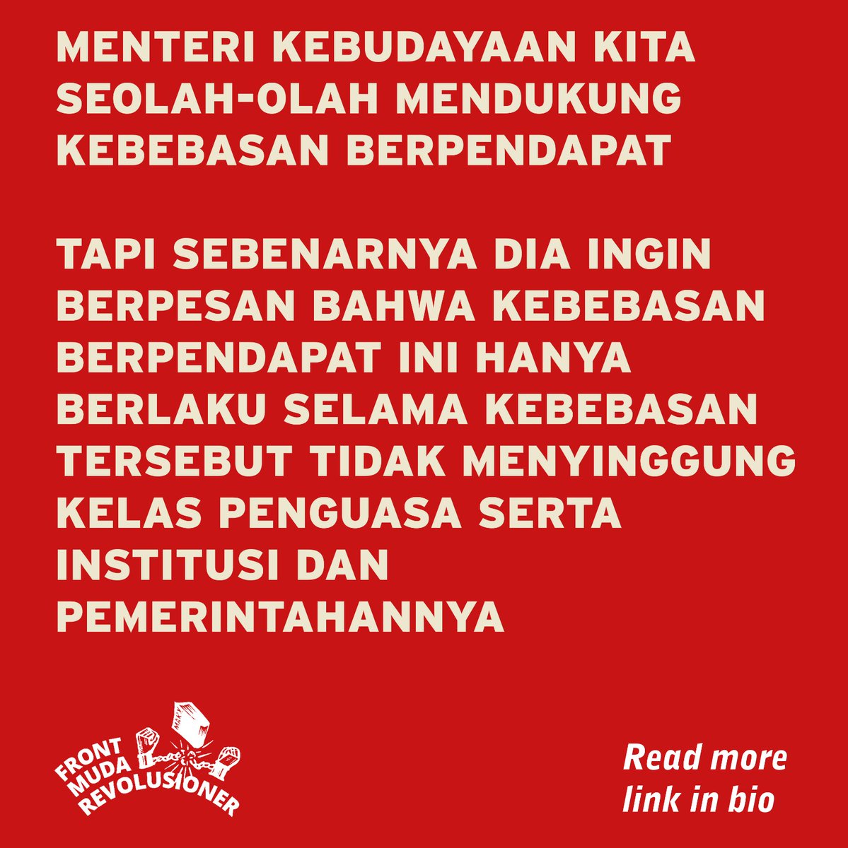 Front Muda Revolusioner tweet media