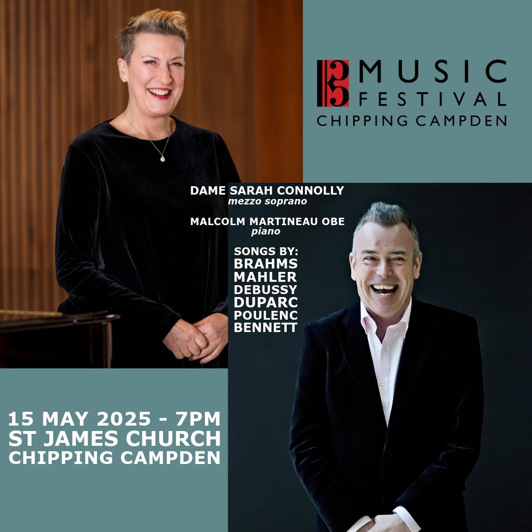 Chipping Campden Music Fest (@ccmusicfest) on Twitter photo BOX OFFICE OPEN! Our day of song continues 15th May 7pm with #lieder royalty Dame Sarah Connolly and <a href="/pianomalk/">Malcolm Martineau</a> Malcolm Martineau with a sumptuous programme of #JohannesBrahms #Mahler #Debussy #Duparc #Poulenc and #richardrodneybennett - book online here: tinyurl.com/yc58w7b7 BOX OFFICE OPEN! Our day of song continues 15th May 7pm with #lieder royalty Dame Sarah Connolly and <a href="/pianomalk/">Malcolm Martineau</a> Malcolm Martineau with a sumptuous programme of #JohannesBrahms #Mahler #Debussy #Duparc #Poulenc and #richardrodneybennett - book online here: tinyurl.com/yc58w7b7