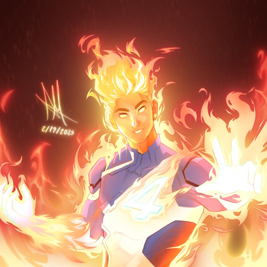 redly_andy's tweet image. FLAME ON!!! 🗣️🔥🔥‼️‼️
I love Human Torch so much man
#HumanTorch #MarvelRivals #MarvelRivalsfanart